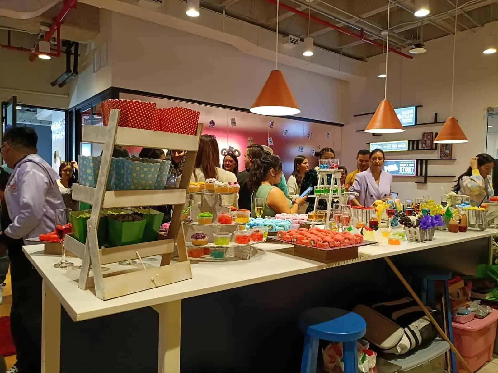 Montaje de mesa elegante